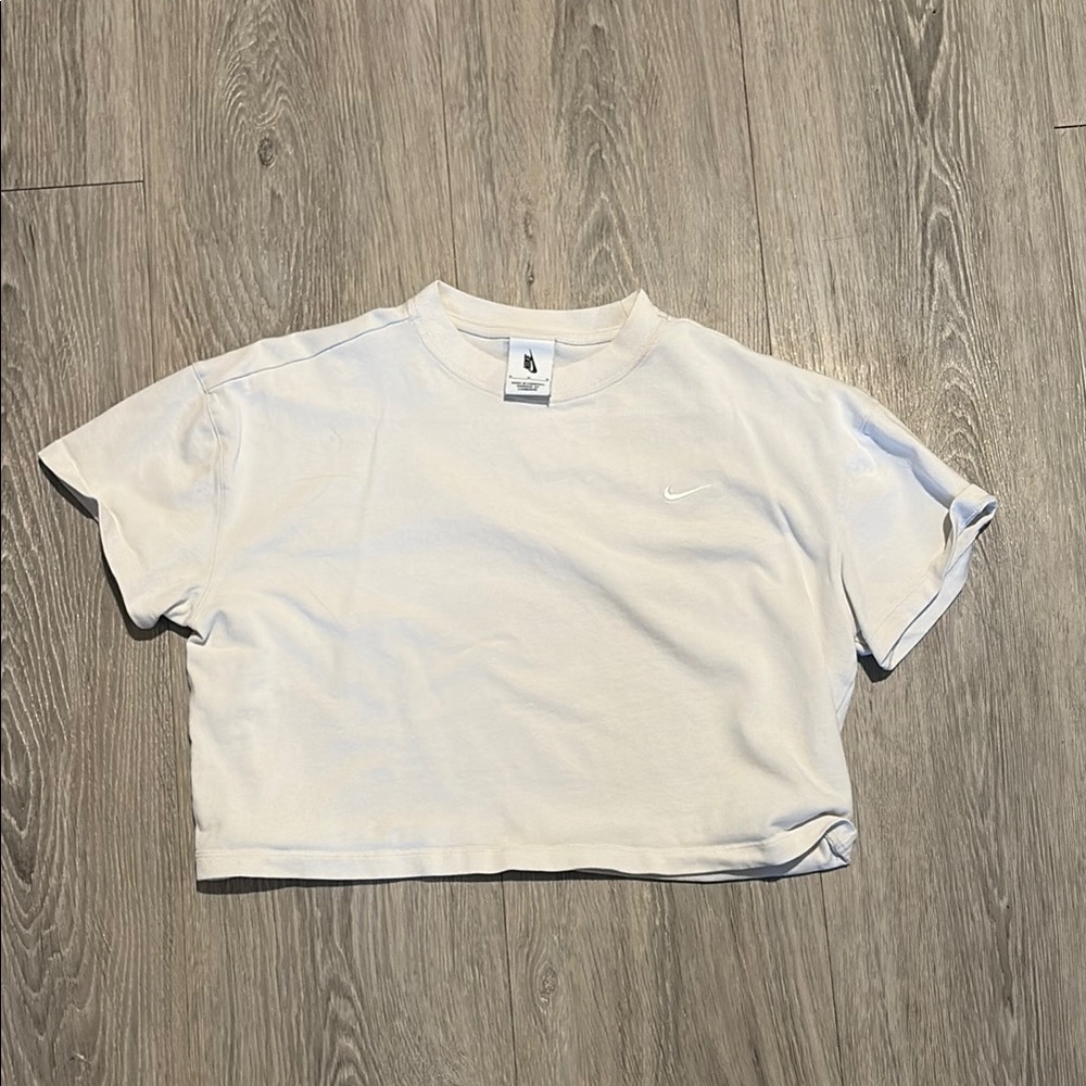 Nike Women's White Crop Top